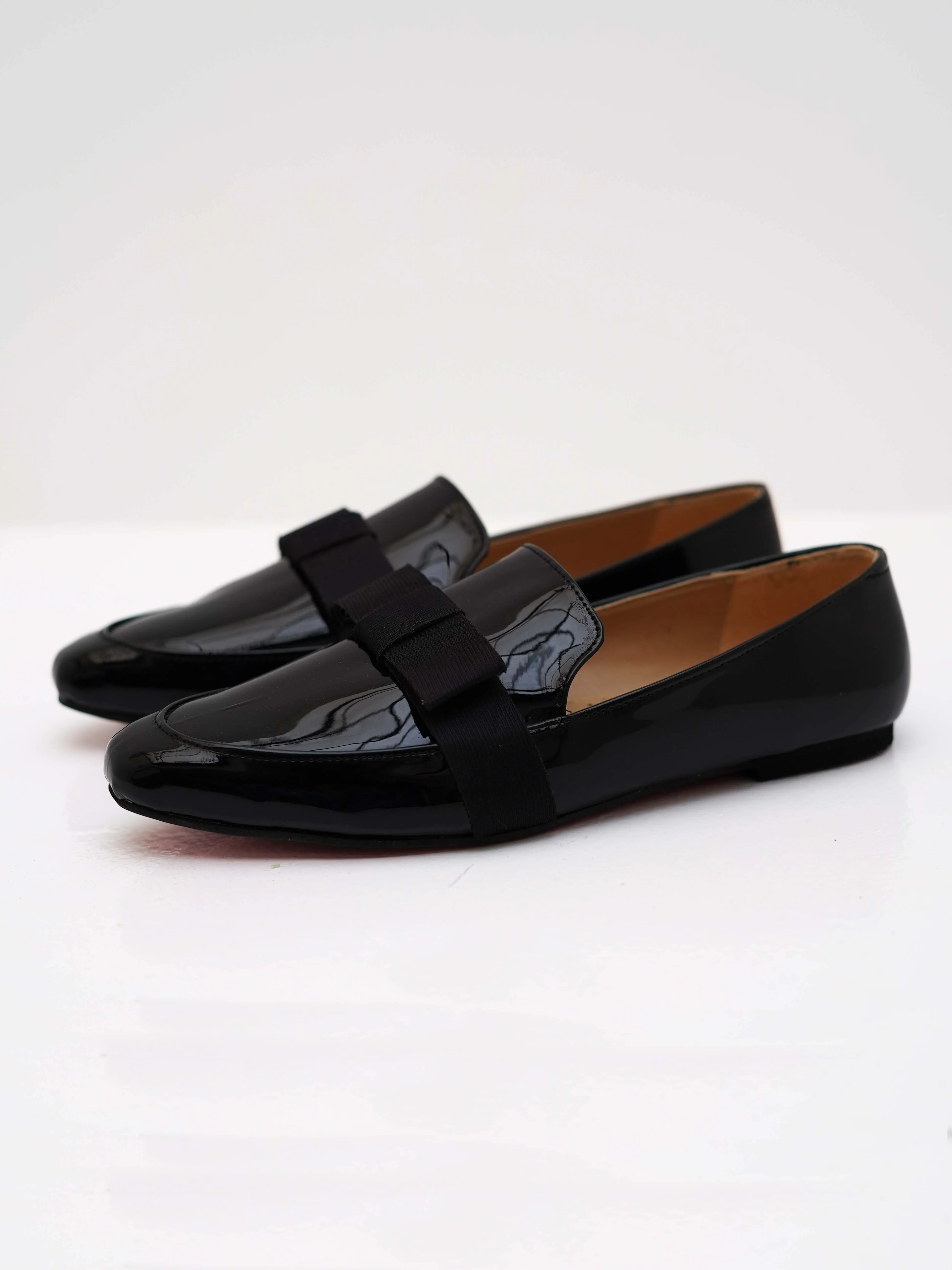 Black Catherine Flat Loafers