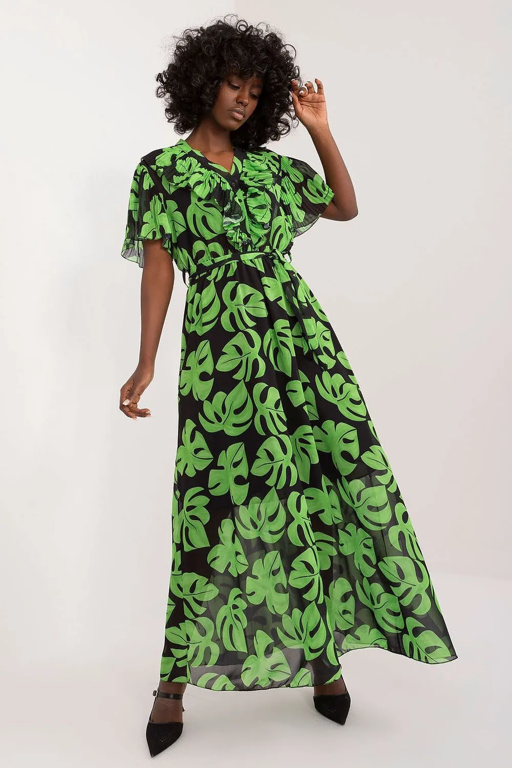Breezy Summer Dream Ruffle Maxi Delight