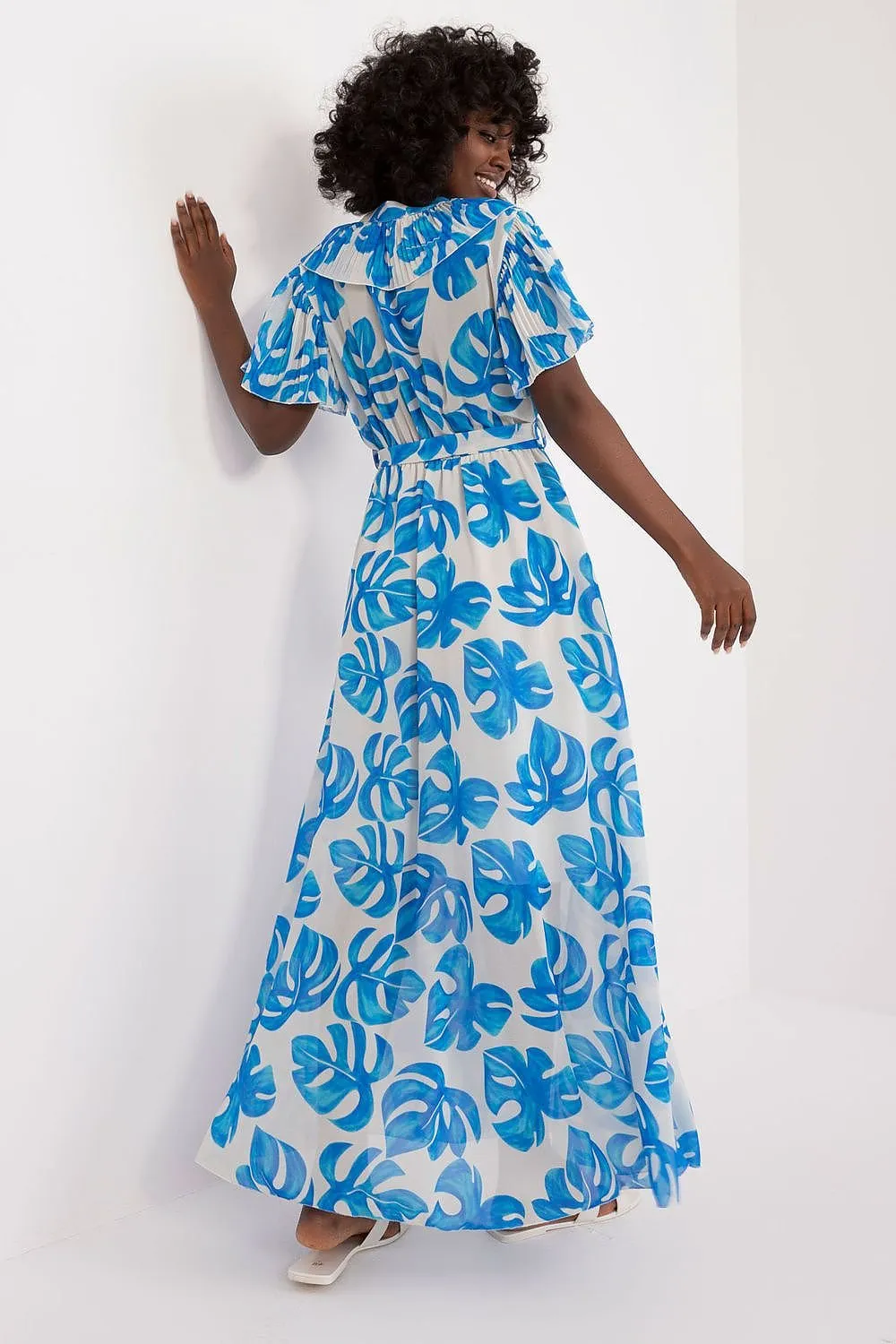 Breezy Summer Dream Ruffle Maxi Delight