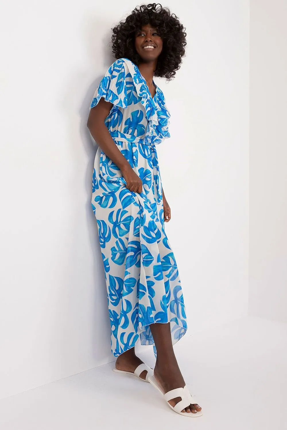Breezy Summer Dream Ruffle Maxi Delight