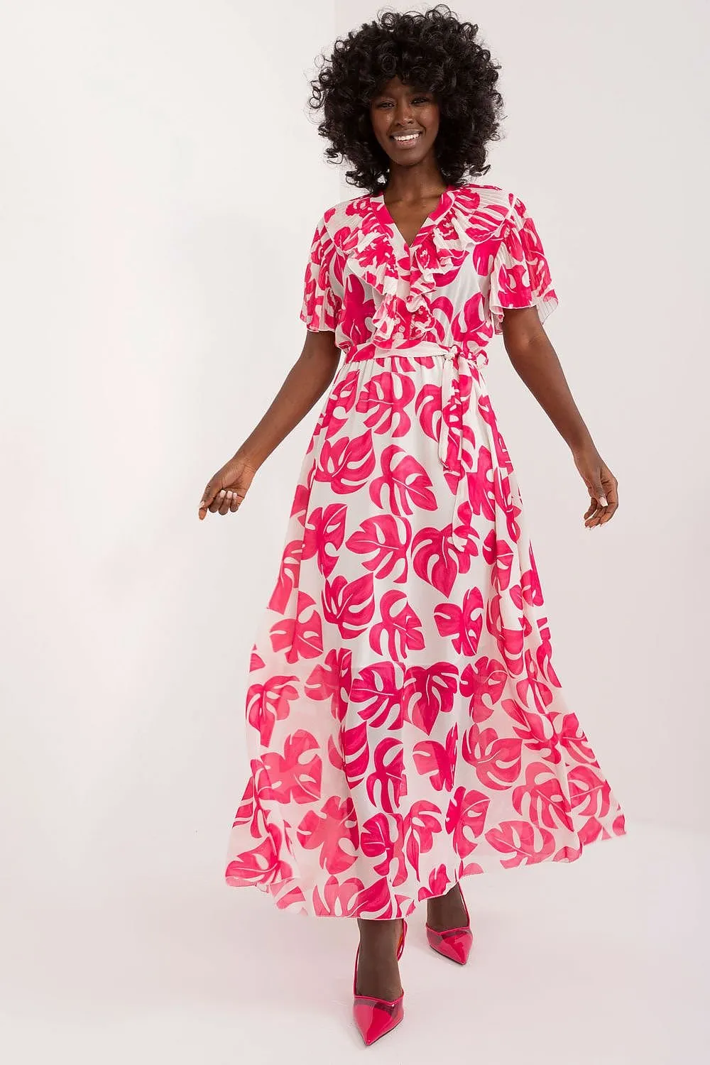 Breezy Summer Dream Ruffle Maxi Delight