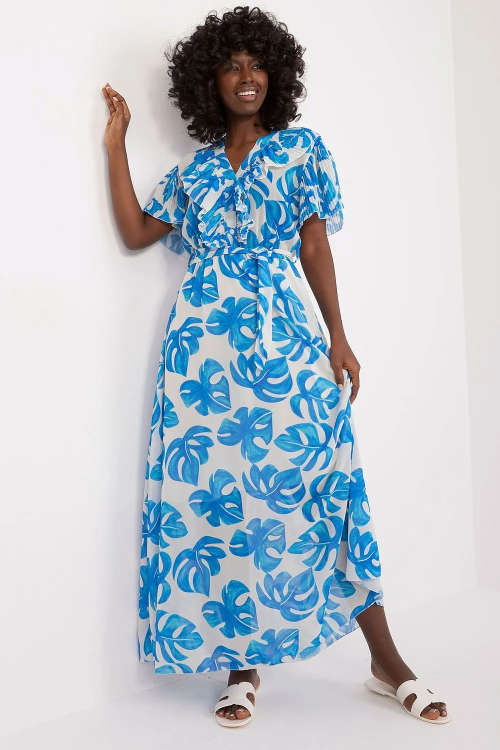 Breezy Summer Dream Ruffle Maxi Delight