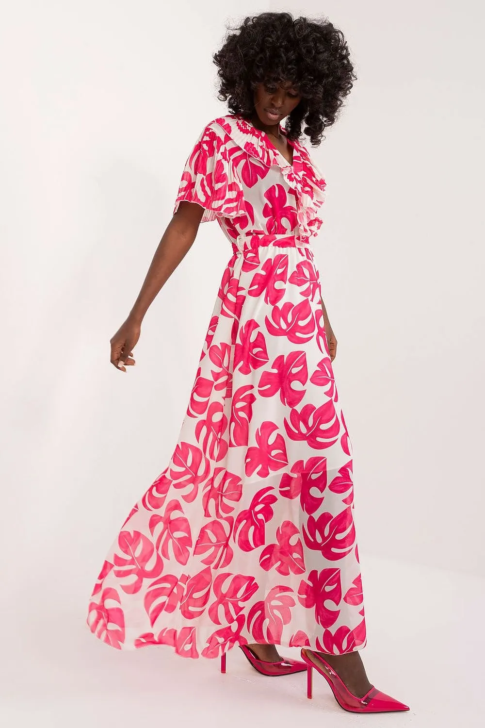Breezy Summer Dream Ruffle Maxi Delight