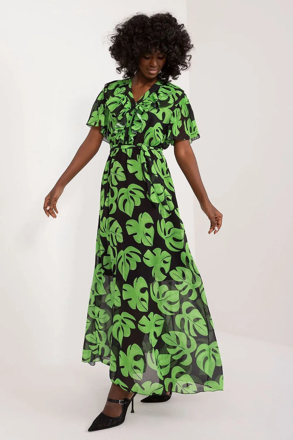 Breezy Summer Dream Ruffle Maxi Delight