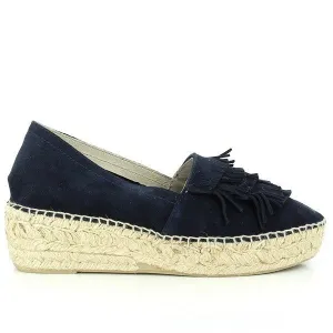 Calzanor 2045 Navy Fringe Espadrilles