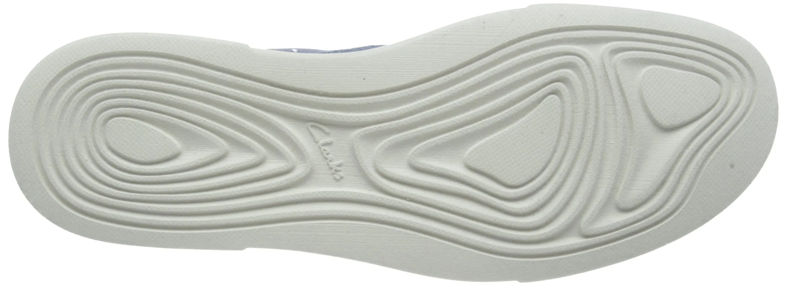 Clarks Mens Gereld Tie Blue Textile (261716717) UK-6