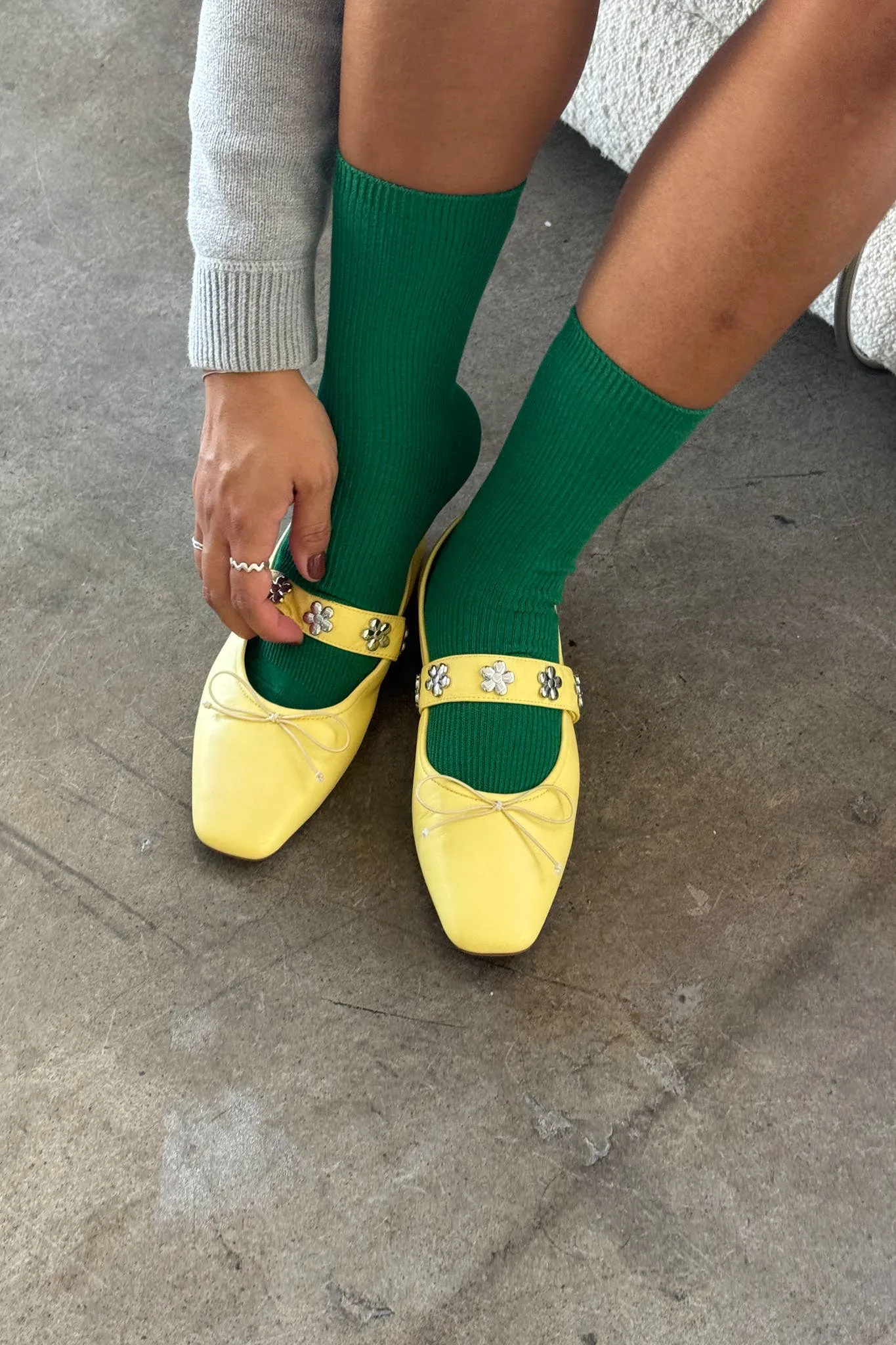 Deep Green Trouser Socks