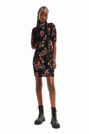 Desigual Snake Short Floral Easy to Wear Dress 23WWVW40