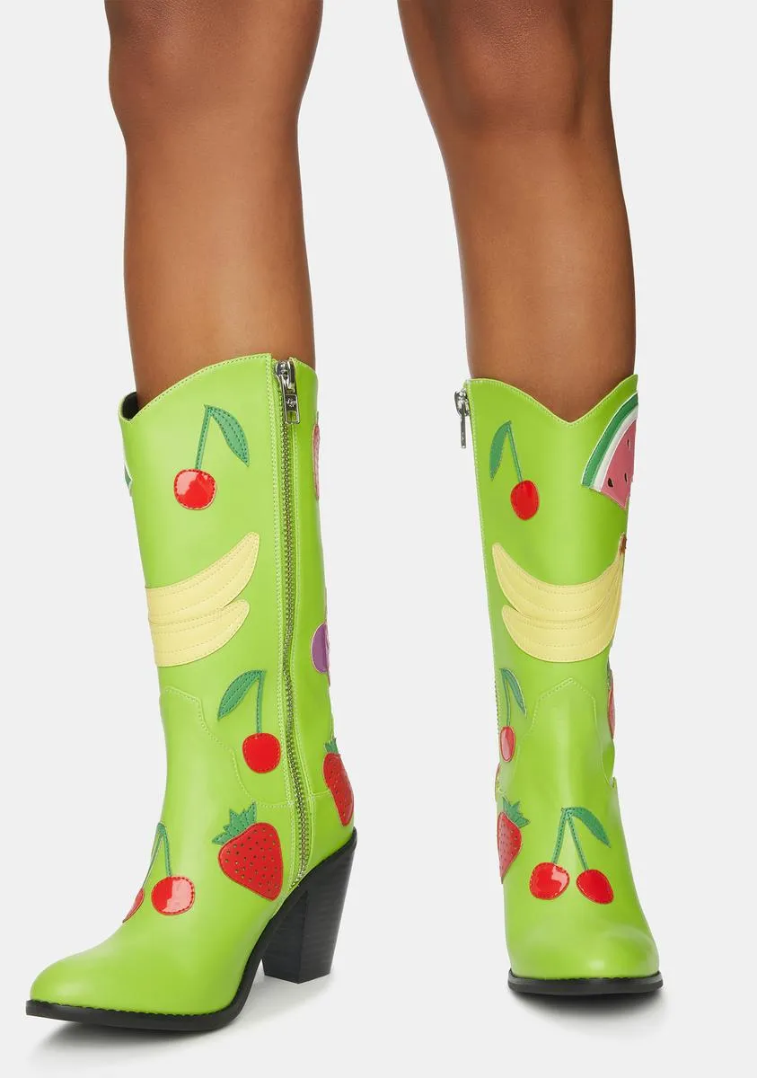 Grapeful For You Cowboy Boots