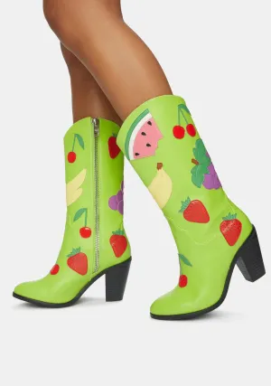 Grapeful For You Cowboy Boots