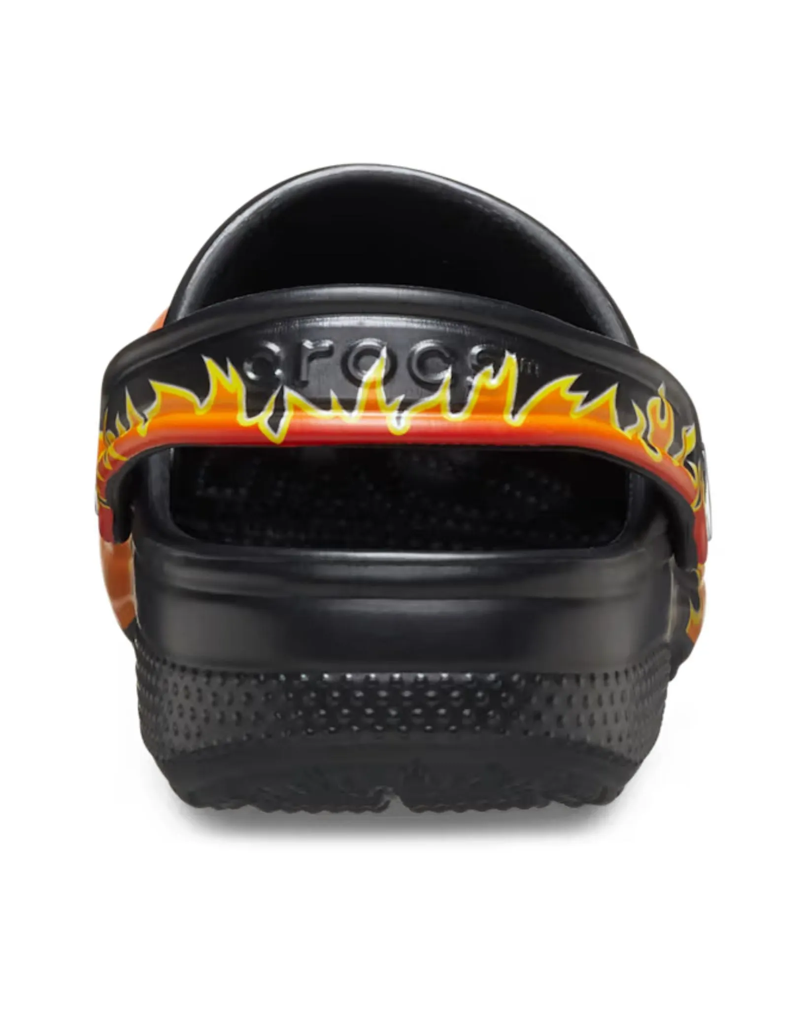 Kids Classic Flames Clog - Black I Multi
