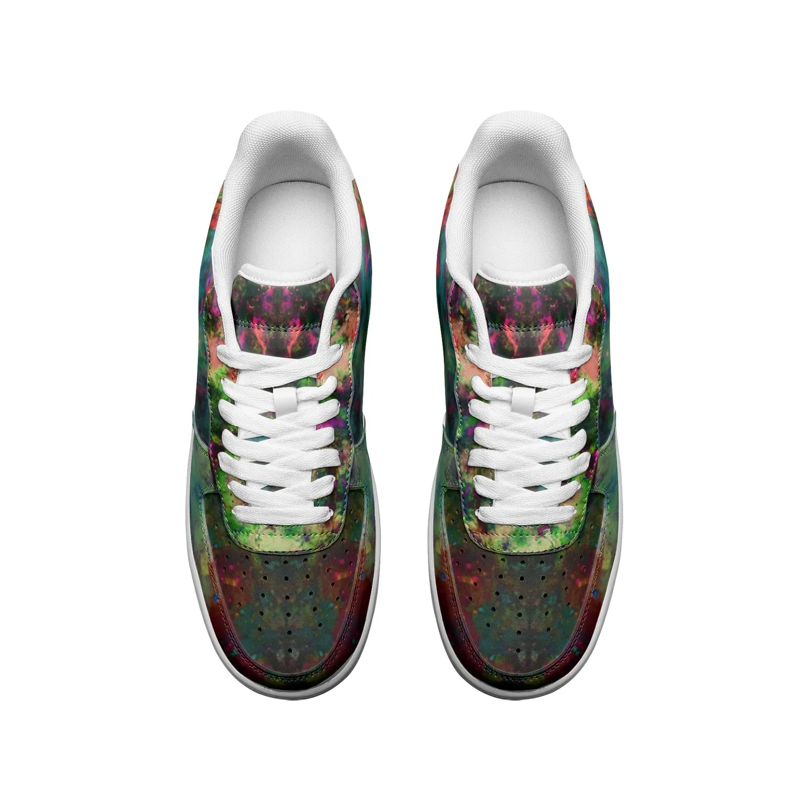 Lucid Full-Style Psychedelic Platform Sneakers