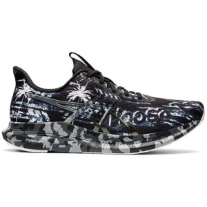 Men's Asics NOOSA TRI 14, BLACK/PURE SILVER, 9 D Medium