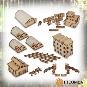 Rural Military Base Bundle (15mm) - WW2 Scenics