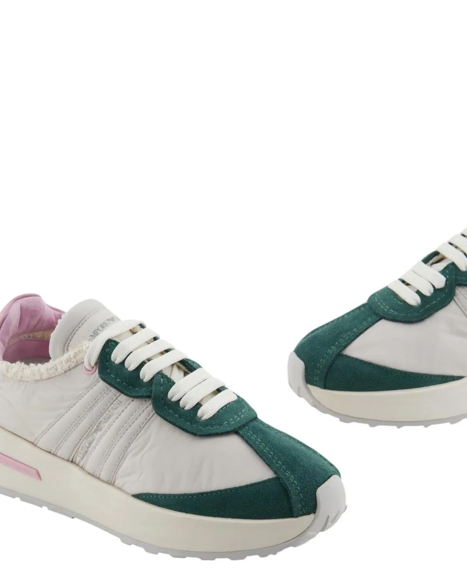 Sneakers in Nylon e Suede Emporio Arman