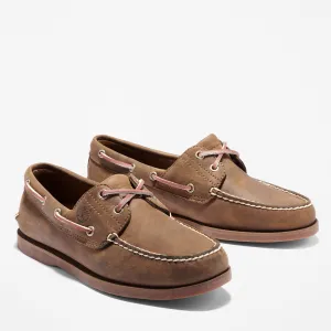Timberland Icon 2-Eye Men's Boat Shoe | Gaucho Roughcut Smooth (Model TB 01001R214)