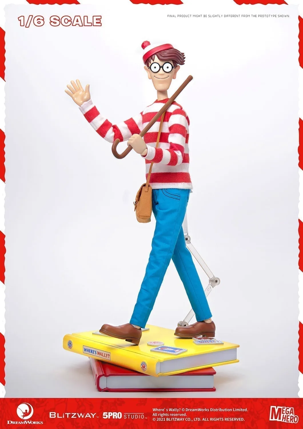 Where's Wally - Blue Skinny-Legged Pants