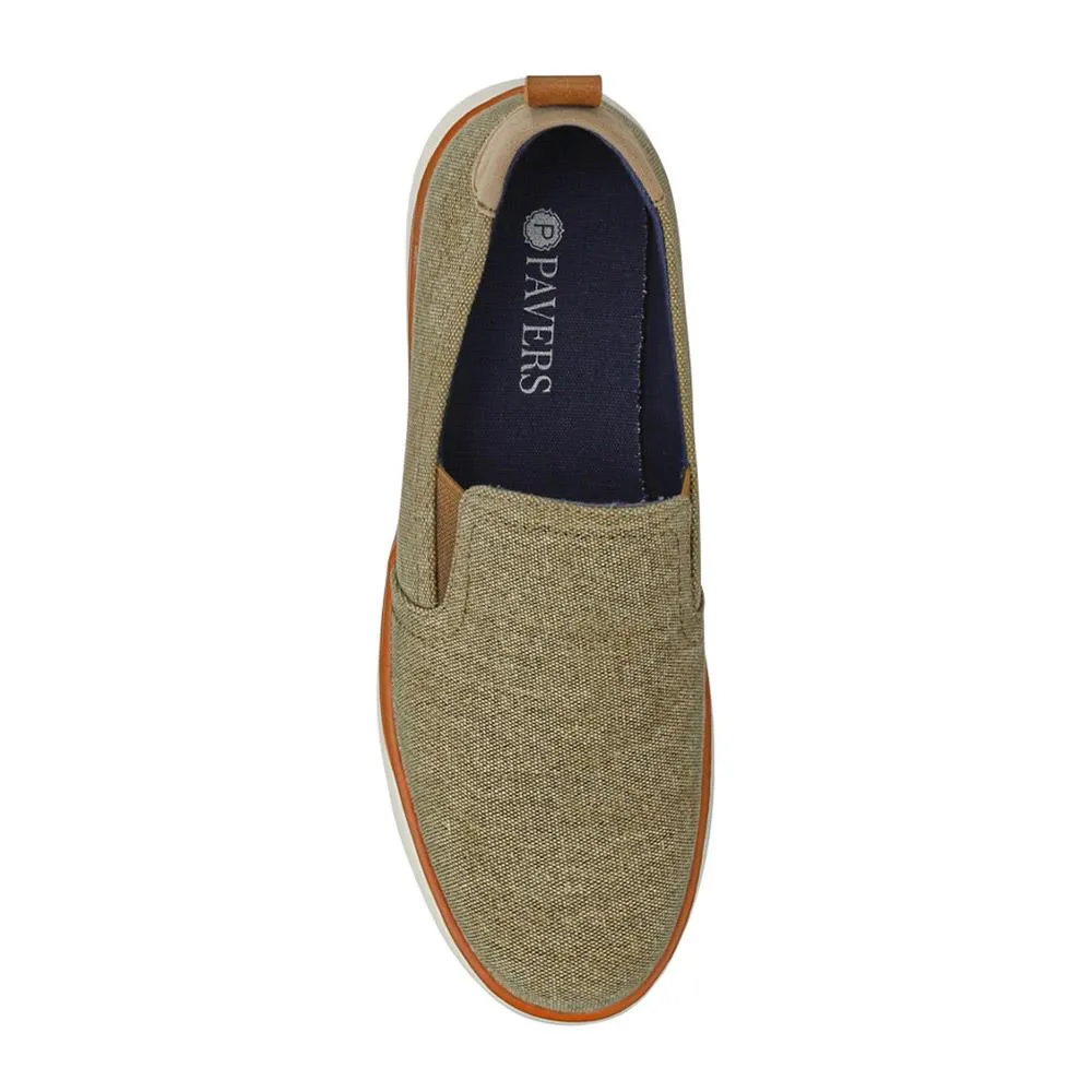 Wide-Fit Fabric Slip-On Shoes - XINGH41005 / 327 186