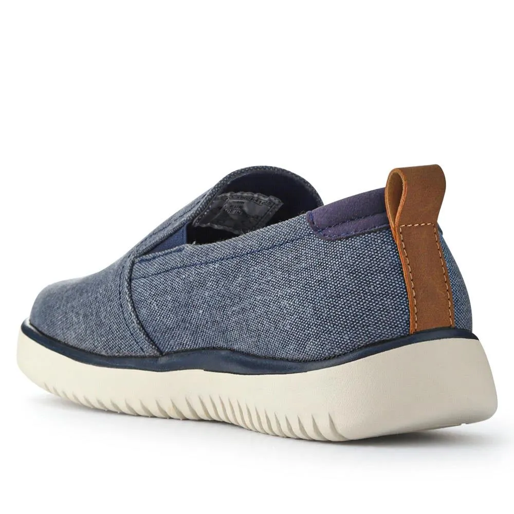 Wide-Fit Fabric Slip-On Shoes - XINGH41005 / 327 186