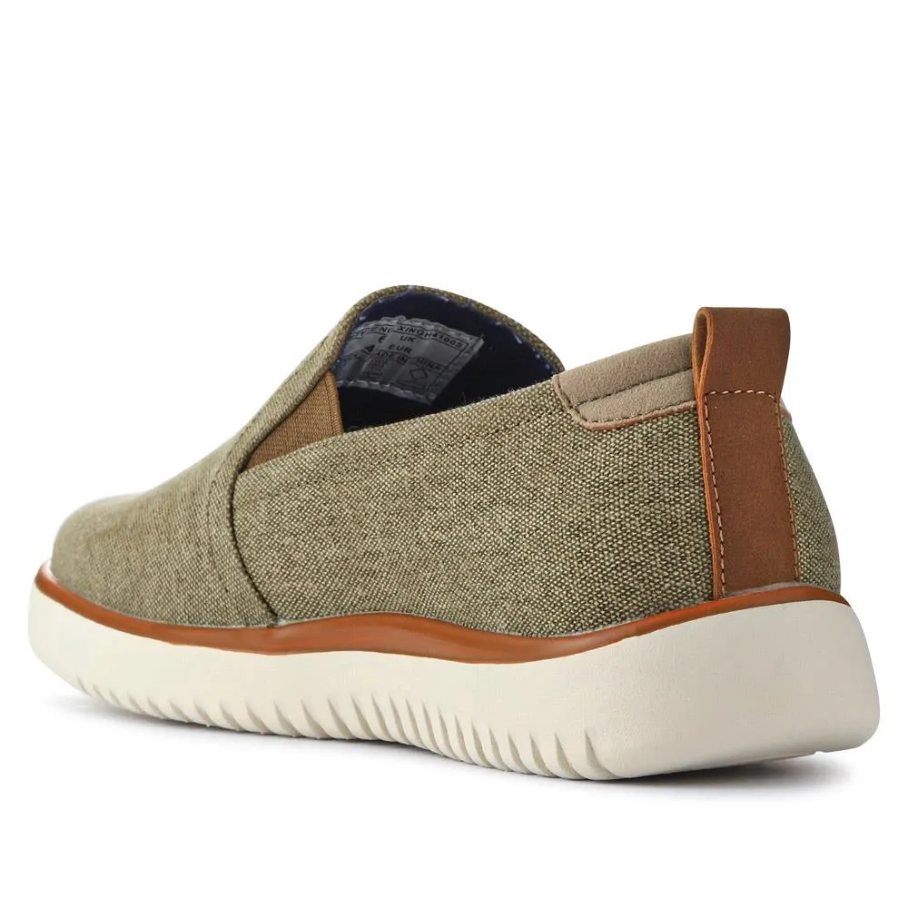 Wide-Fit Fabric Slip-On Shoes - XINGH41005 / 327 186